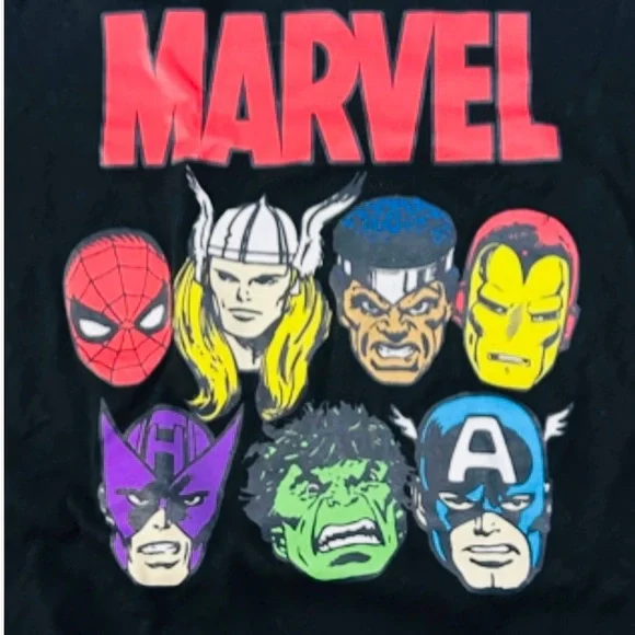 Marvel Retro Avengers Crewneck Reversible Sweatshirt EUC Size Small - Picture 3 of 4